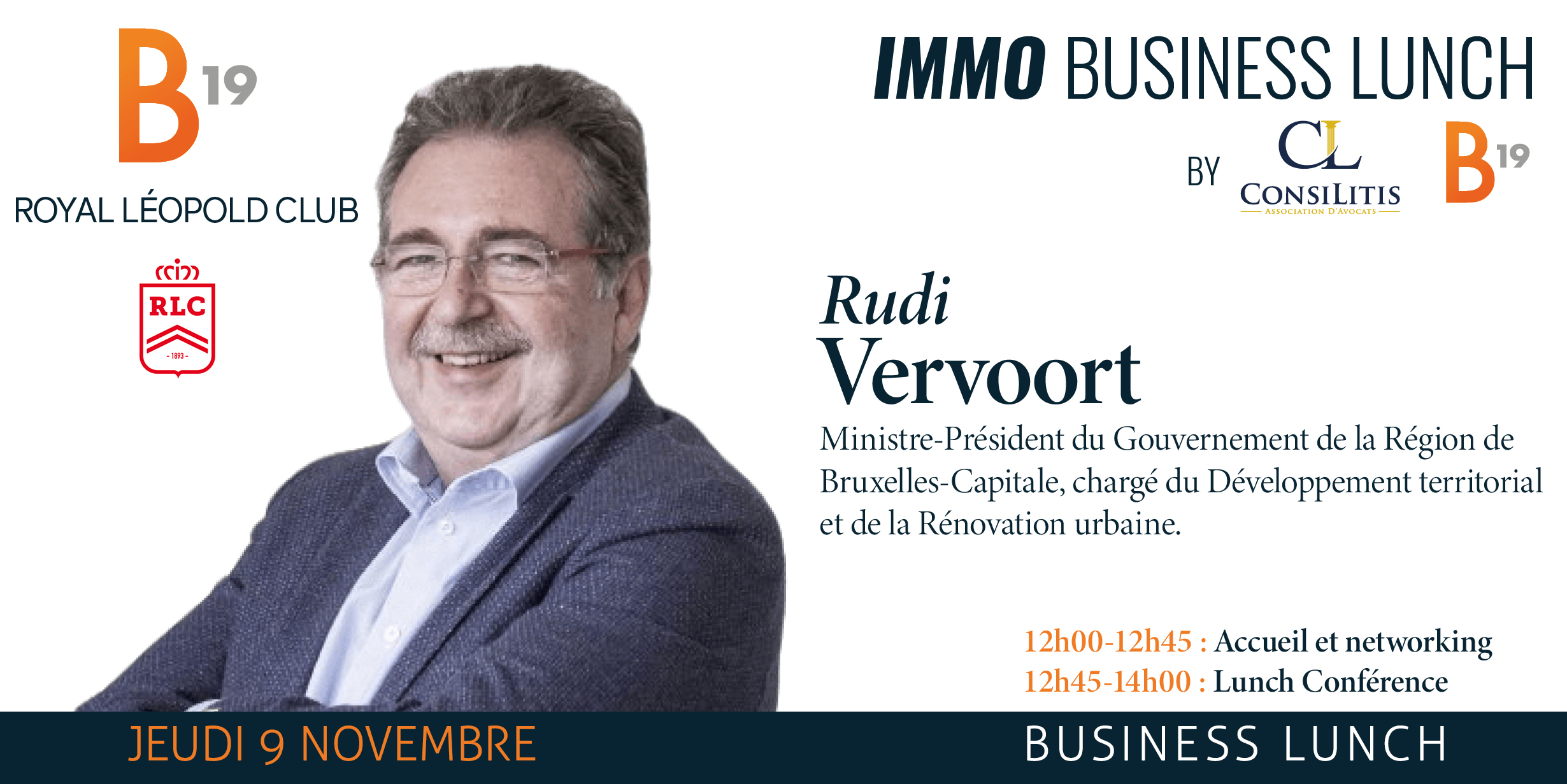 Immo Business Lunch Rudi Vervoort B19