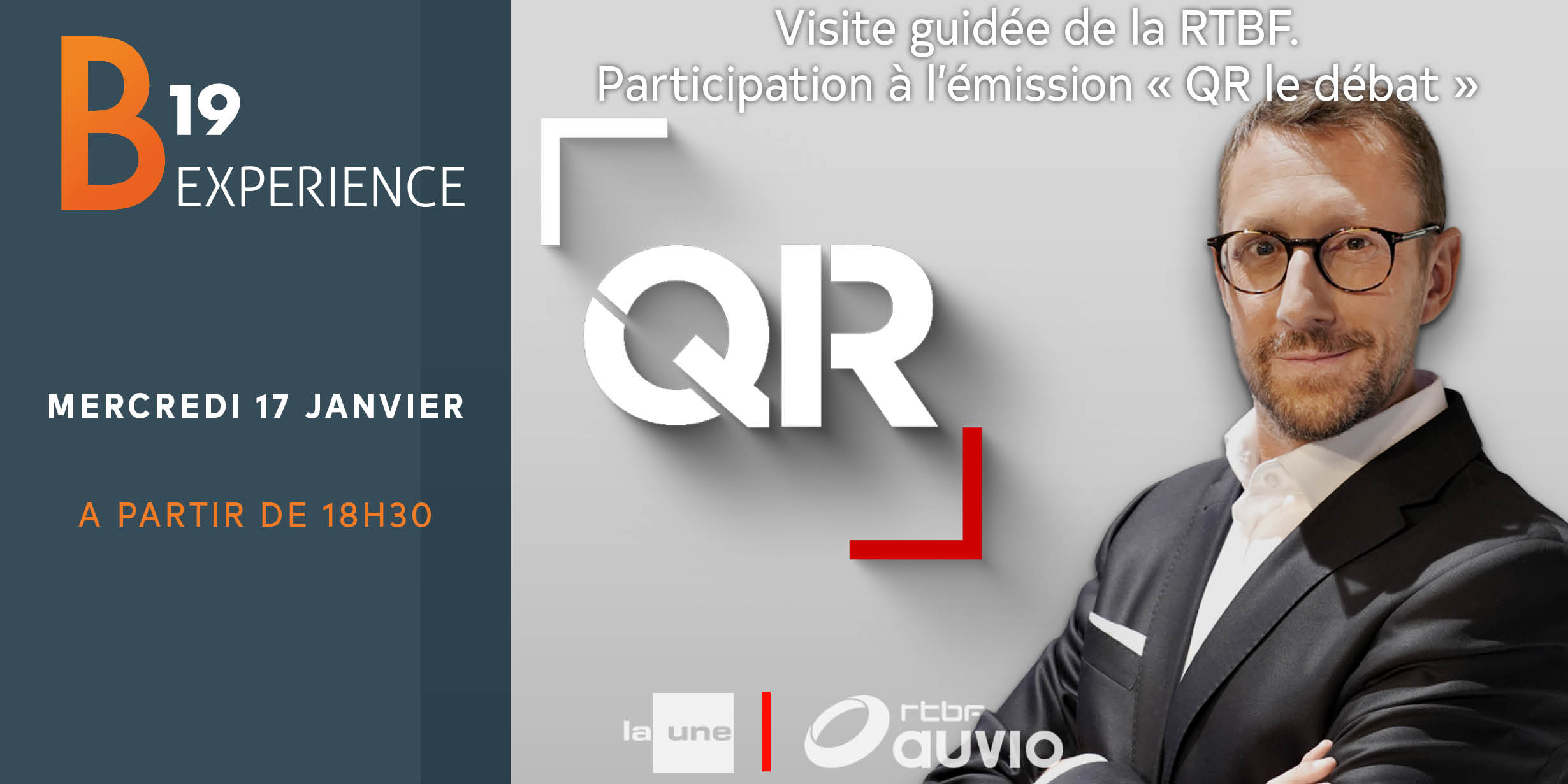 Visite Guidée De La RTBF + Participation à « QR Le Débat » - B19