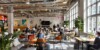 Espaces de coworking modernes et conviviaux à Charleroi.